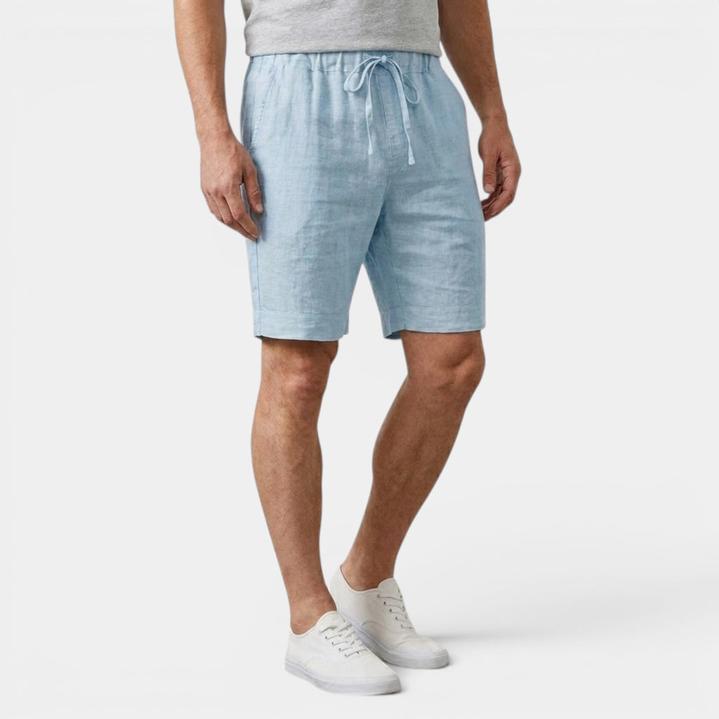 Armaxio | Men’s Cotton Linen Shorts Breathable Summer Casual