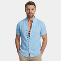 Armaxio | Short Sleeve Shirts For Men White Formal Shirt