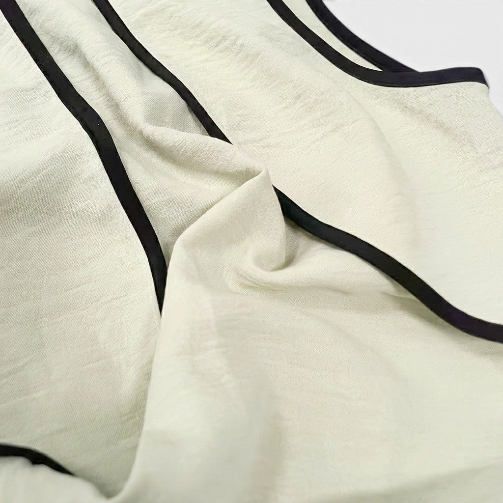 Armaxio | Women’s Contrast Trim Maxi Dress Loose Fit Tank Dress