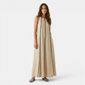 Armaxio | Women’s Contrast Trim Maxi Dress Loose Fit Tank Dress