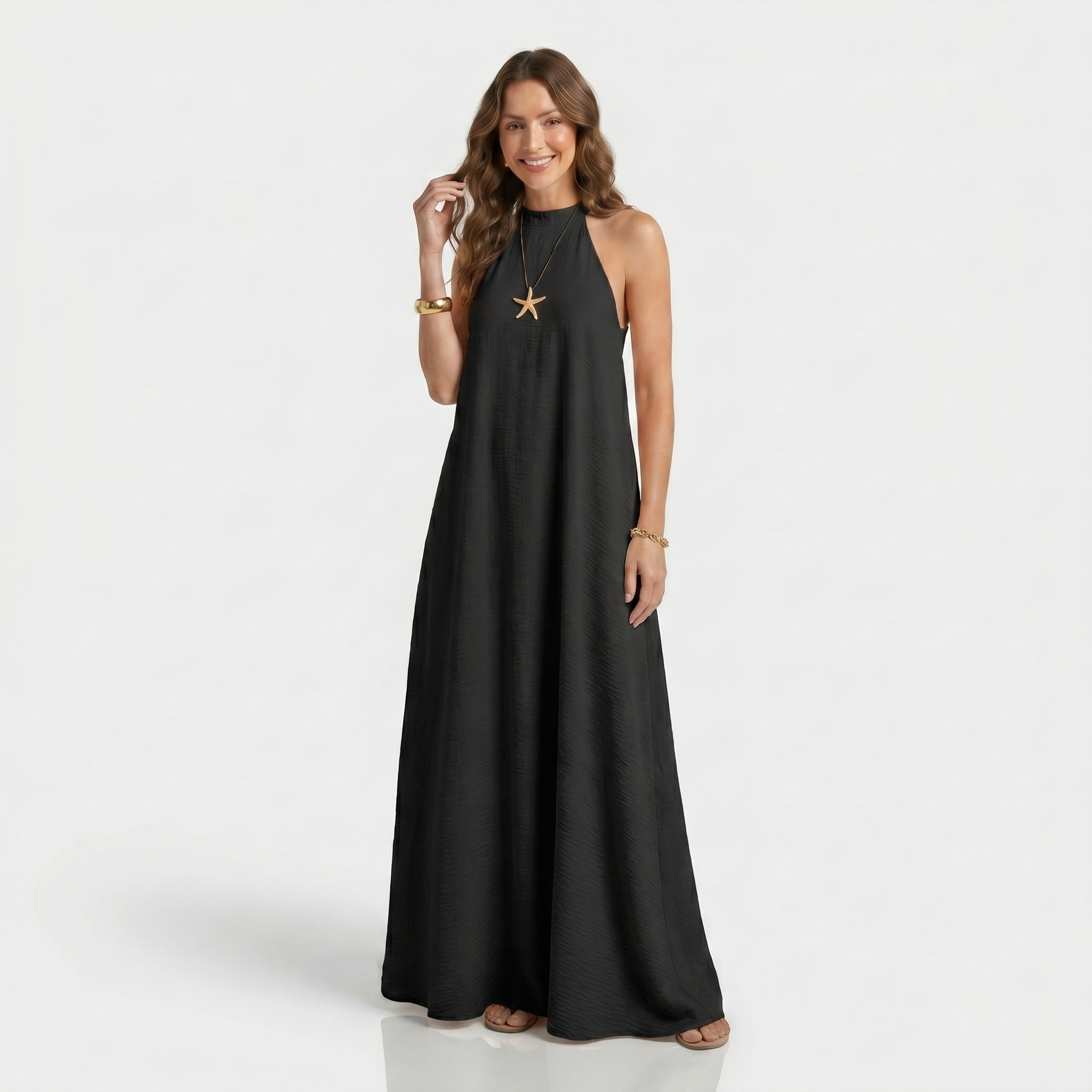 Armaxio | Women’s Flowing Maxi Dress Sleeveless Beach Vacation Style
