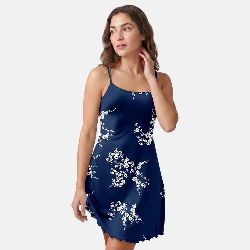 Armaxio | Women’s Floral Mini Dress Spaghetti Strap Elegant Casual Style