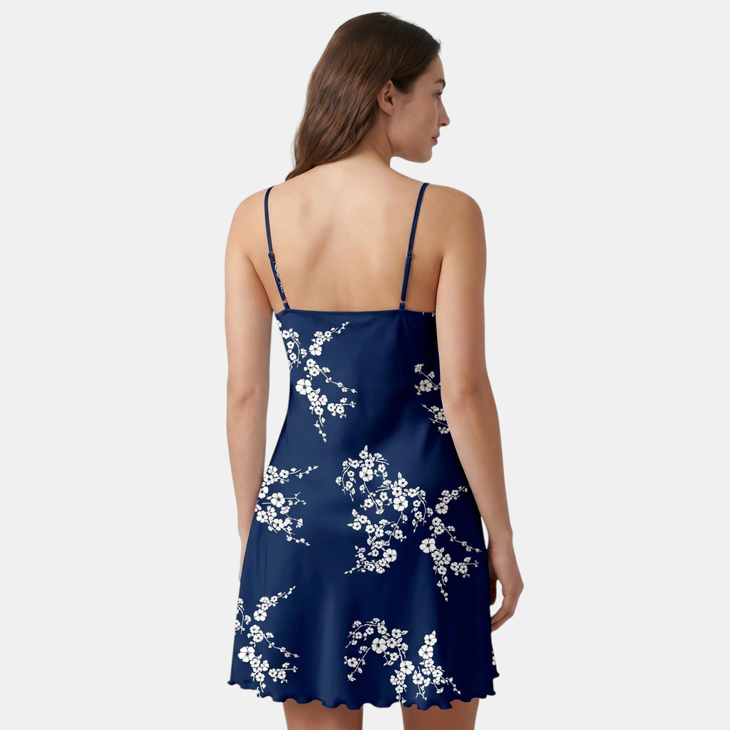 Armaxio | Women’s Floral Mini Dress Spaghetti Strap Elegant Casual Style