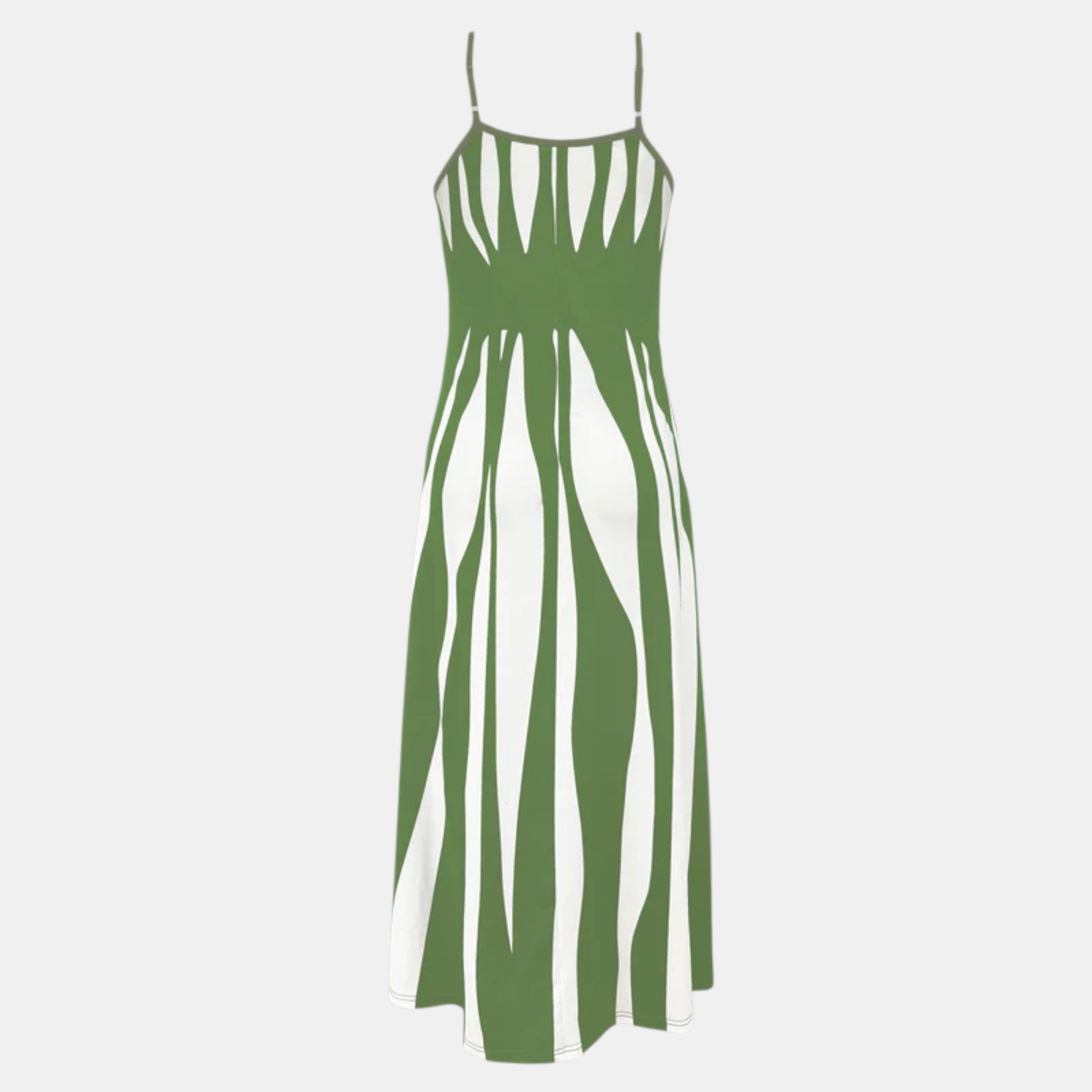 Armaxio | Women’s Striped Maxi Dress V-Neck Sleeveless Casual Style