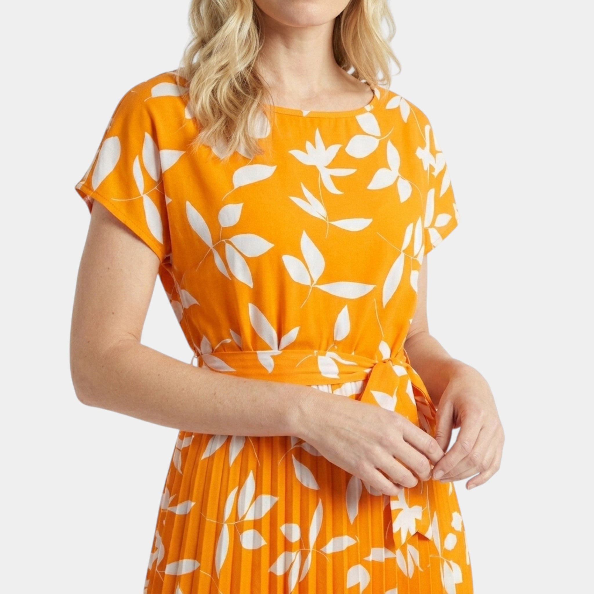 Armaxio | Women’s Floral Maxi Dress Timeless Pleated A Line