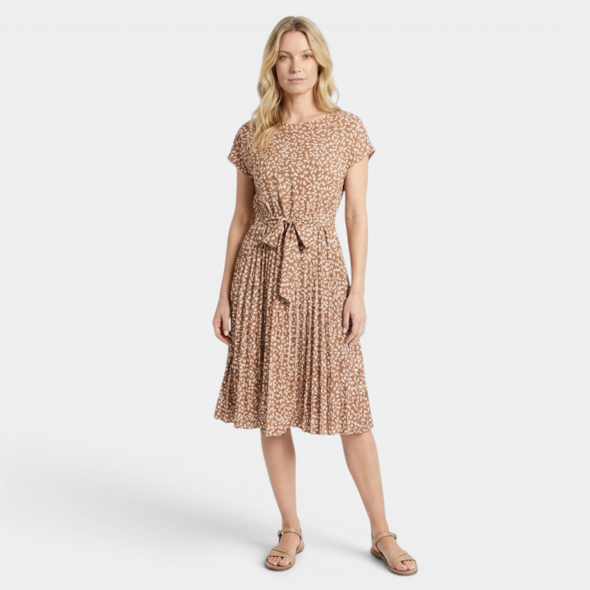 Armaxio | Women’s Floral Maxi Dress Timeless Pleated A Line